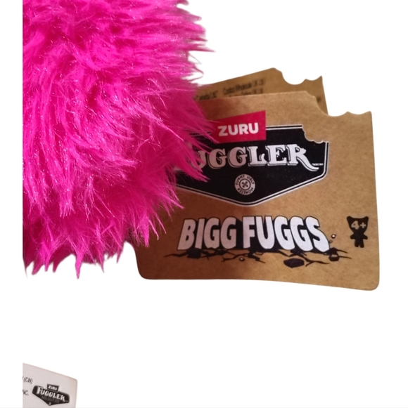 NWT Pink Fuggler Monster Screech Bigg Fuggs Plush - Rare! Zuru 18 "XL - Picture 5 of 8
